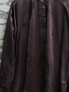 Mutedance 25 Autumn and Winter Round Neck Long Sleeve Loose Top Shirt Flower Dye MD-MD25FW131-purple (MD25FW128)